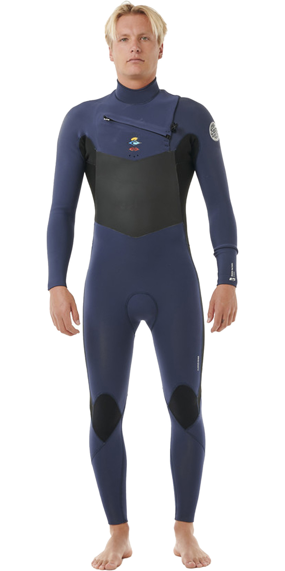 2025 Rip Curl Mens Dawn Patrol 4/3mm Chest Zip Wetsuit 157MFS